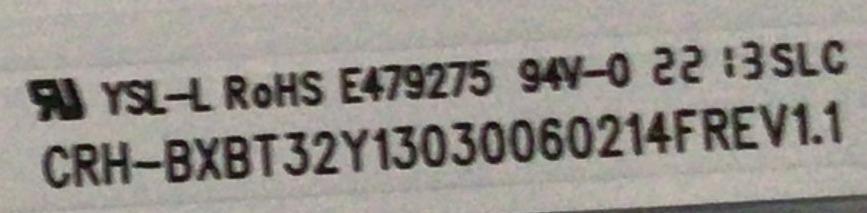 KIT DE LED'S PARA TV HISENSE ( 2 PZ ) / NUMERO DE PARTE CRH-BXBT32Y13030060214FREV1.0 / JHD315Y1H01-TXL1+2021020101+SVH320F52 / MODELO 32A4H - Imagen 2